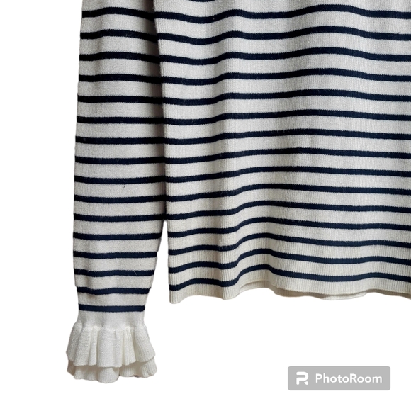 WHBM Ruffle-Sleeve Sweater Size Large - Picture 9 of 9